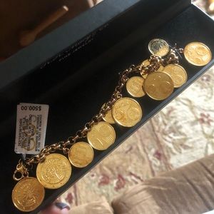 Macy's Euro Coin Charm Bracelet